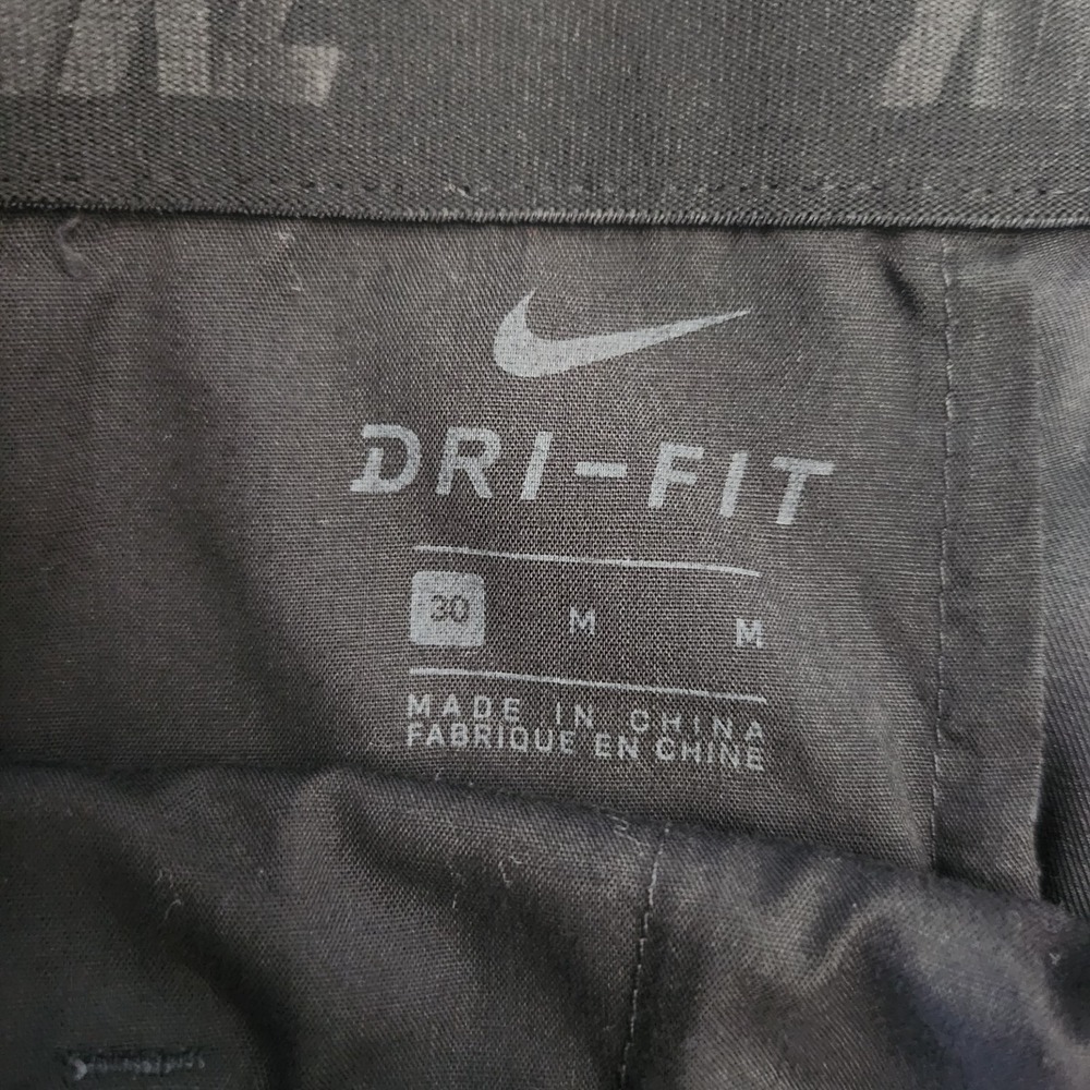 Nike Dri-Fit Men's Flat Front Golf Casual Shorts Black Size 30 Medium READ - Picture 4 of 11